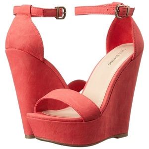 Call It Spring Coral Wedges